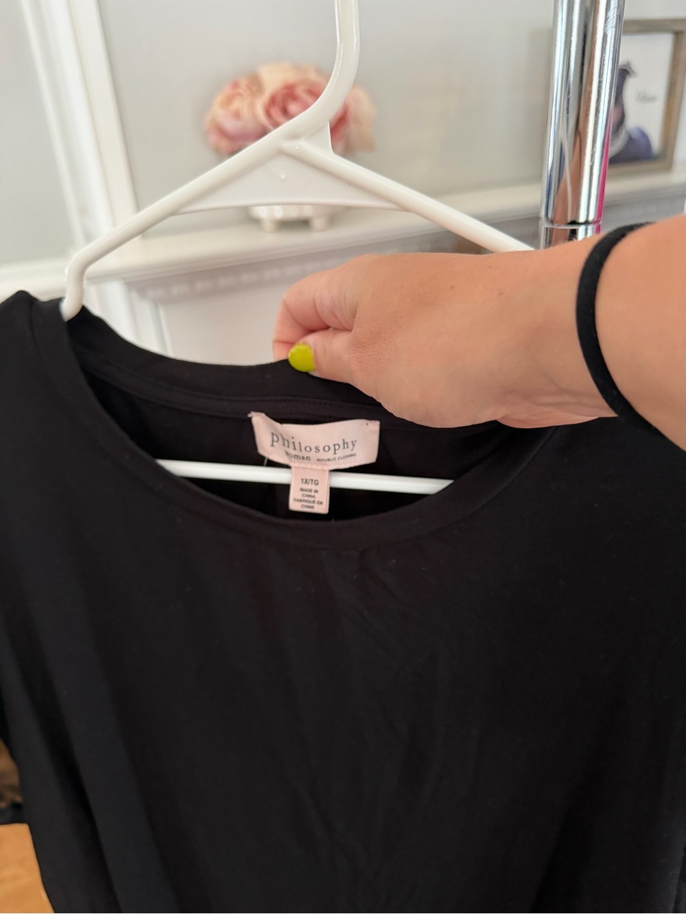 Philosophy Black Crewneck Tee - Picture 2 of 3